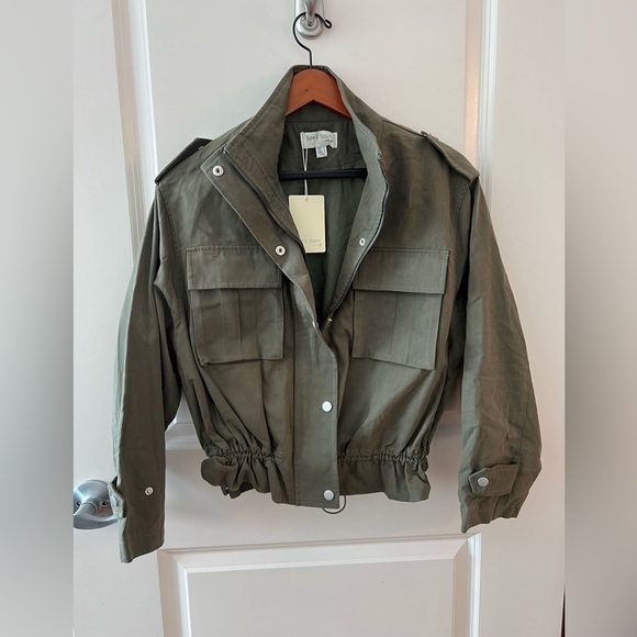 See U Soon Olive Green Lightweight Jacket Size Small NWT - Picture 2 of 16